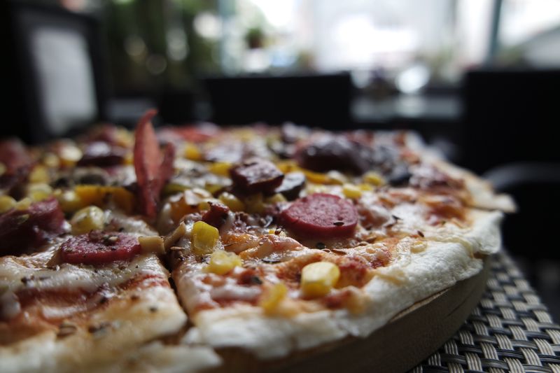Gourmet specialty pizza for events